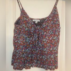 Patrons of Peace floral tank top